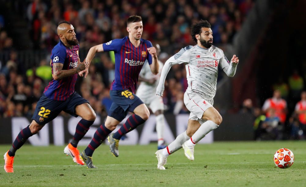 El Barça - Liverpool, en fotos