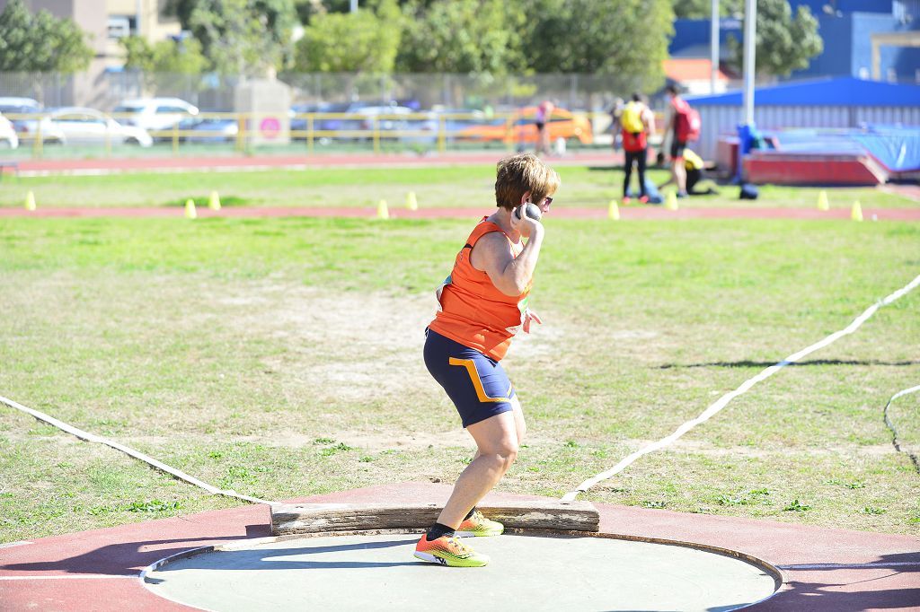 Atletismo nacional Máster sábado en la pista de Atletismo de Cartagena