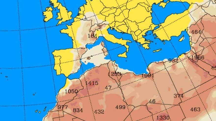Alerta en Baleares por superar el límite diario de polvo en suspensión