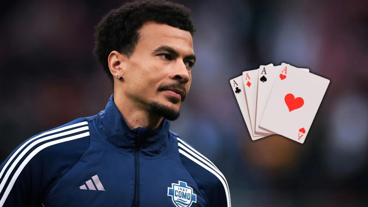 Dele Alli, visto perdiendo dinero cada noche en un casino de Londres, jugando al póquer.