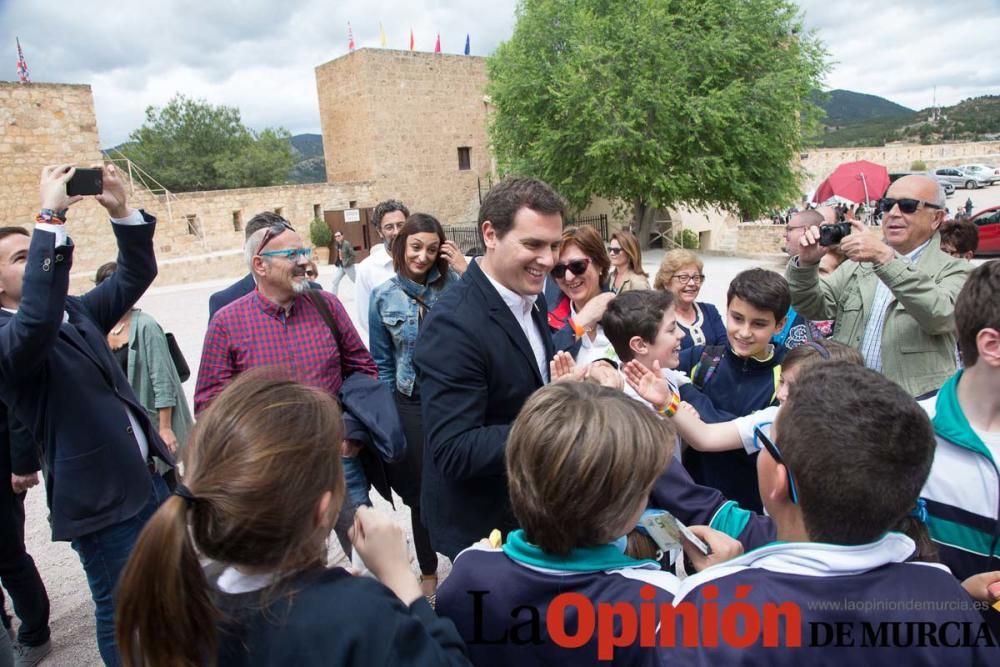 Visita de Albert Rivera a Caravaca