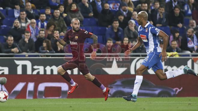 RCD Espanyol, 1 - FC Barcelona, 0 (Copa del Rey cuartos ida)