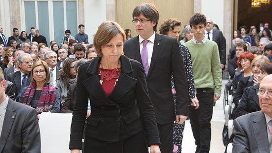 Carme Forcadell i Carles Puigdemont