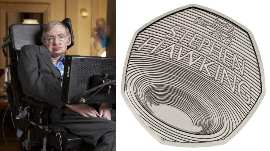 El Reino Unido acuña una moneda para conmemorar a Stephen Hawking