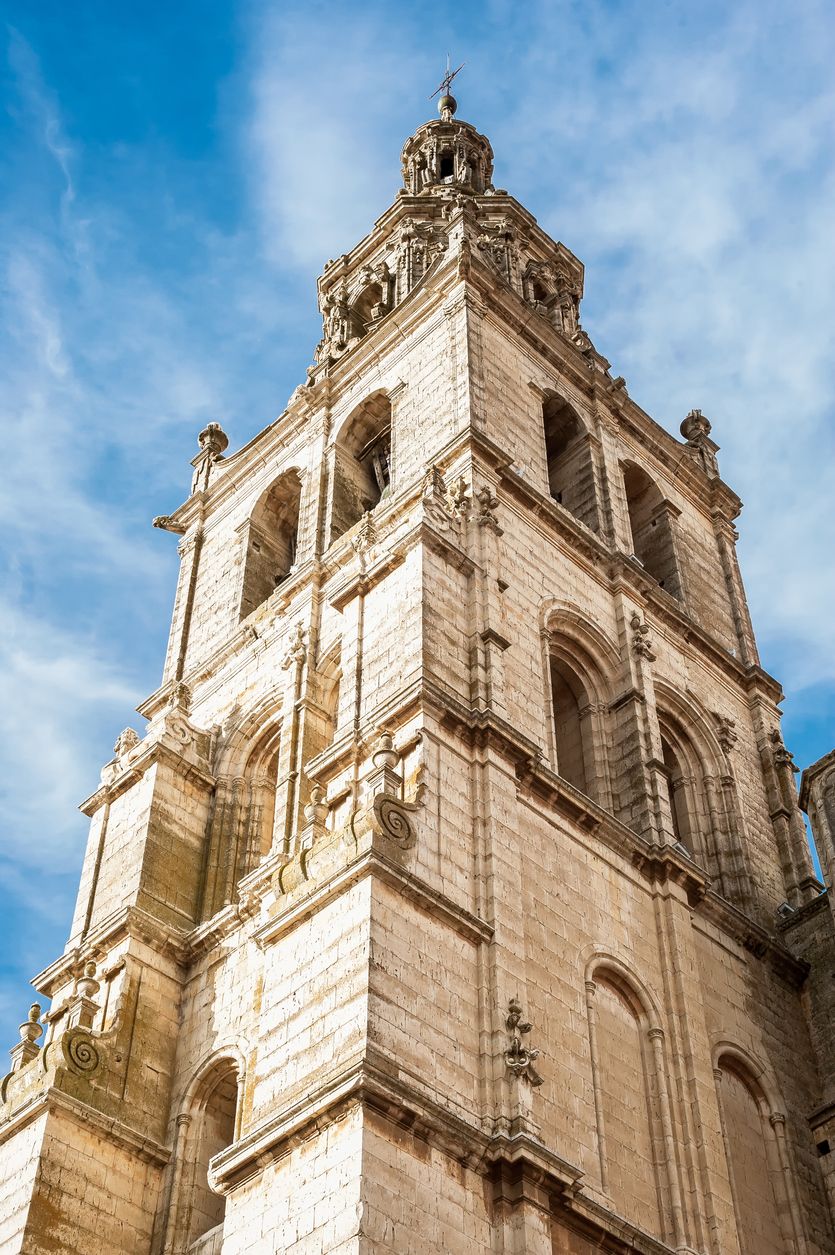 Iglesia de torre de Santa María en Medina de Rioseco, Valladolid.