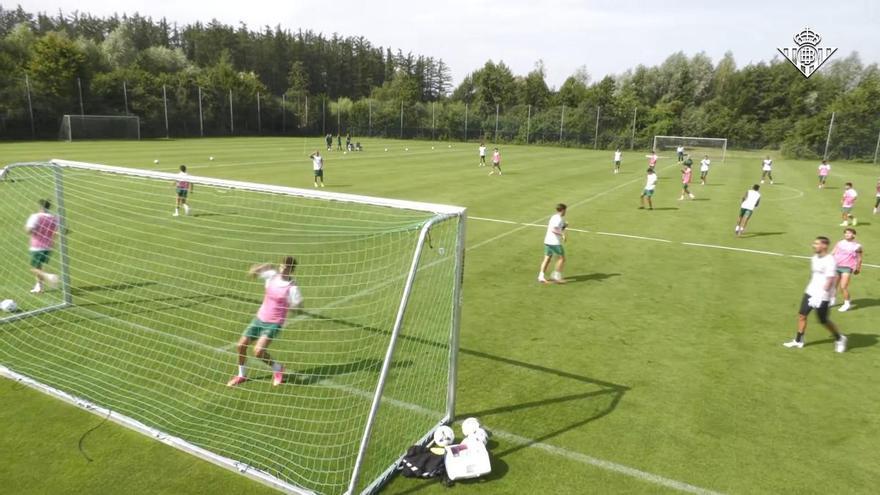 Vídeo | Entrenamiento del Betis previo al primer amistoso de pretemporada ante el VfLSportfreunde Lotte