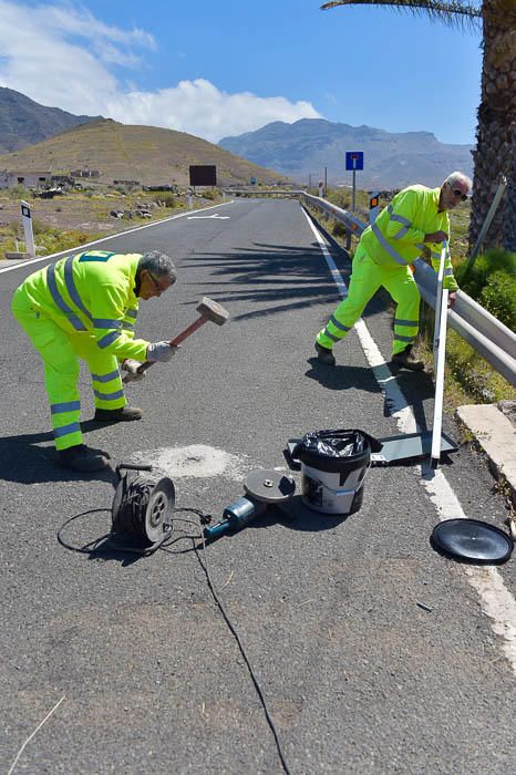 Apertura del primer tramo de la carretera de La ...