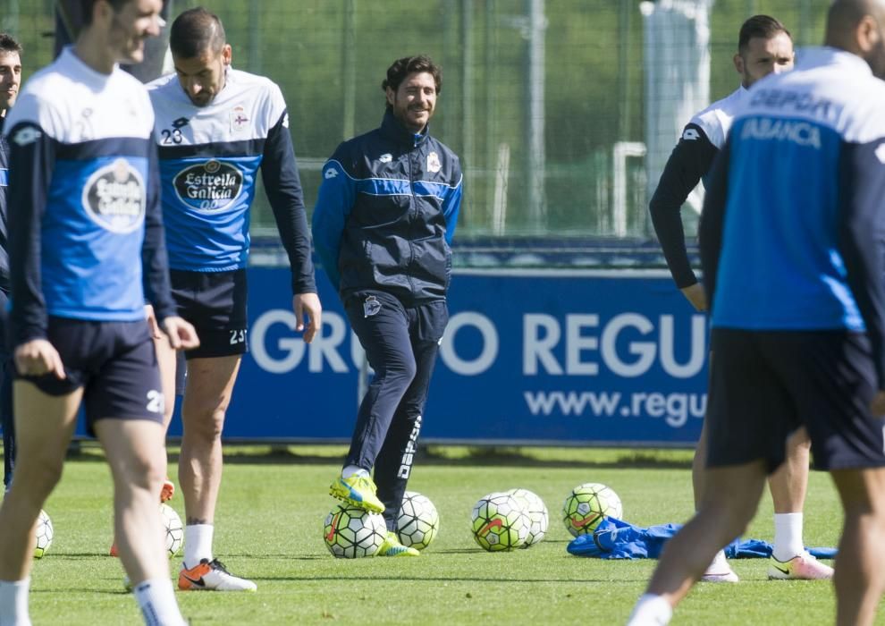 Sesión de recuperación en la ciudad deportiva