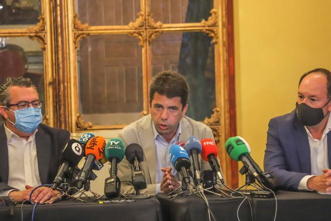 Mazón arremete contra Puig por defender la moción de censura en Orihuela y exige a la cúpula de Cs que mueva ficha
