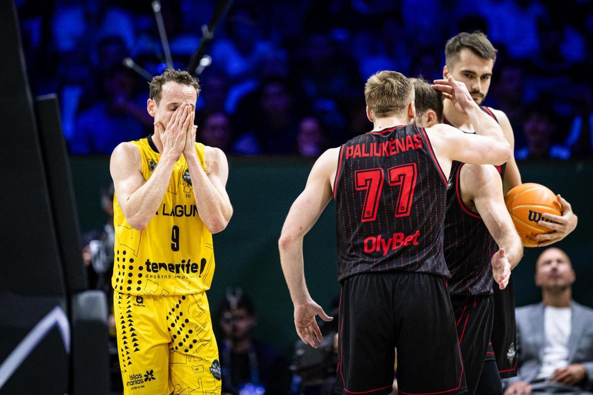 Huertas, en el partido de Champions contra el Rytas Vilnius.