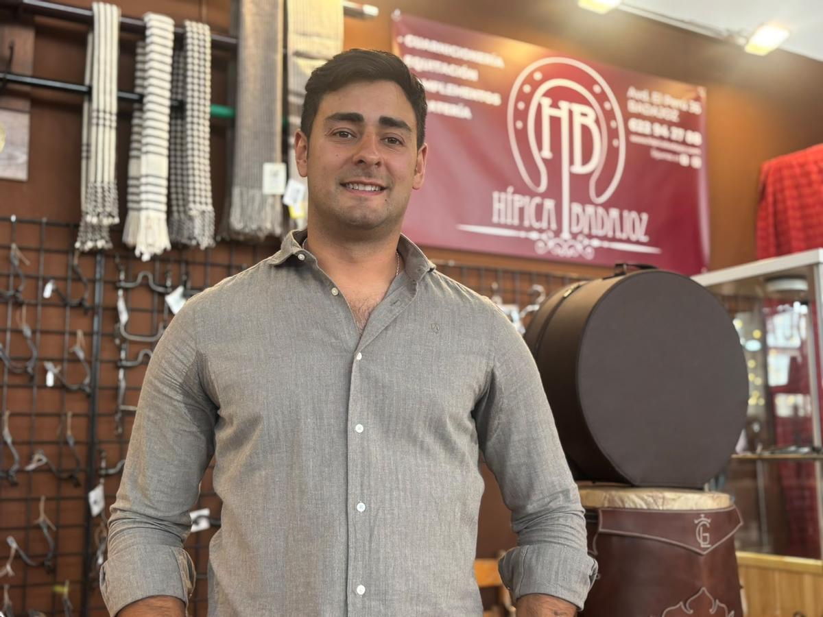 Raúl Fretes Benítez, responsable de Hípica Badajoz, en Ecuextre 2026.