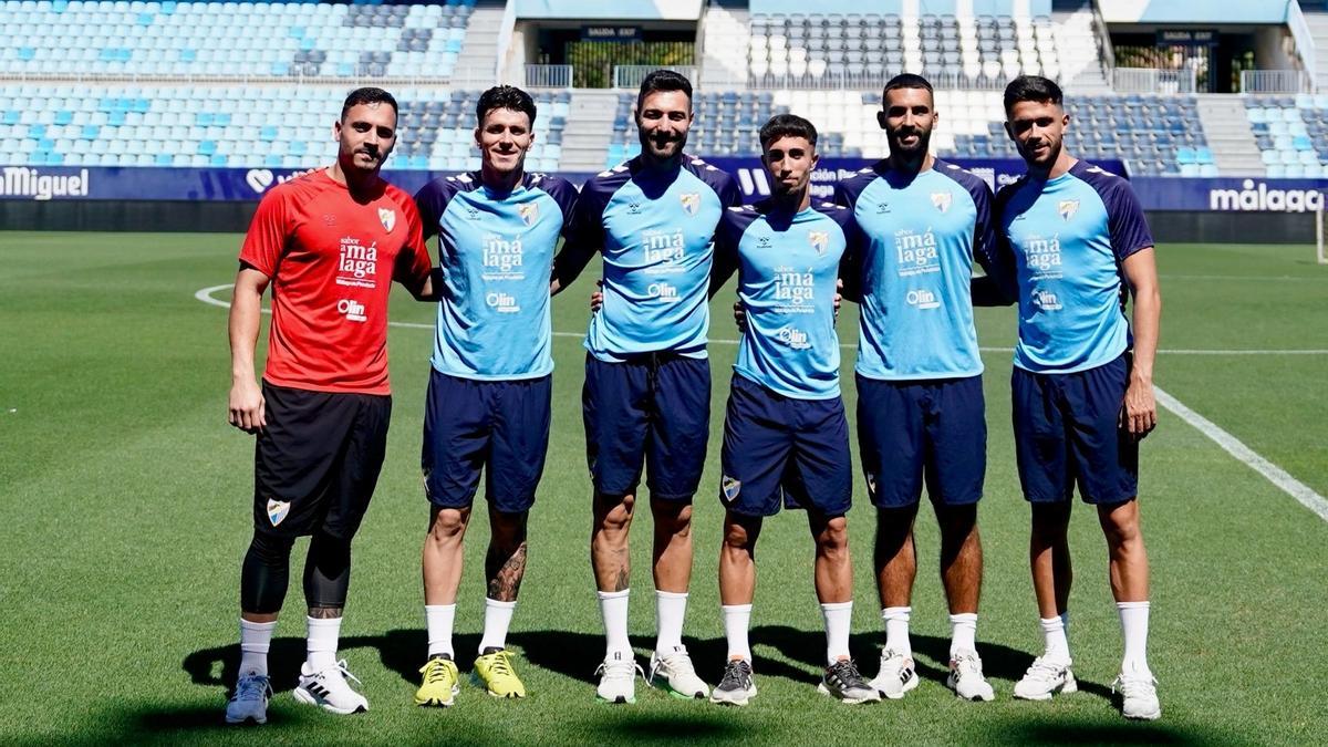 Media Day del Málaga CF en las instalaciones de la Rosaleda.