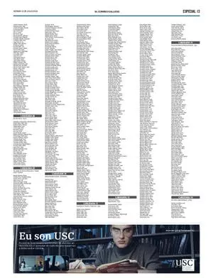 LE AQUÍ O ESPECIAL EN PDF DAS LISTAS EXTRAORDINARIAS DA EBAU 2024