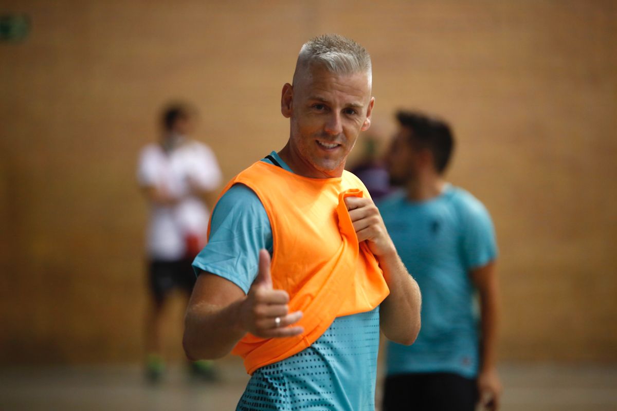 La primera sesión en pista del Córdoba Futsal en imágenes