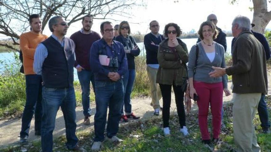 La Conselleria de Agricultura visita el paraje de los Estanys de Almenara