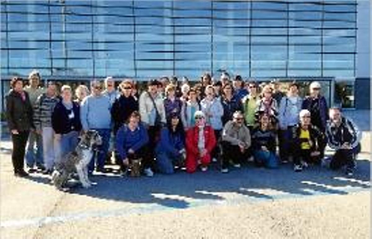 Els participants en la passejada de 5,5 quilòmetres.