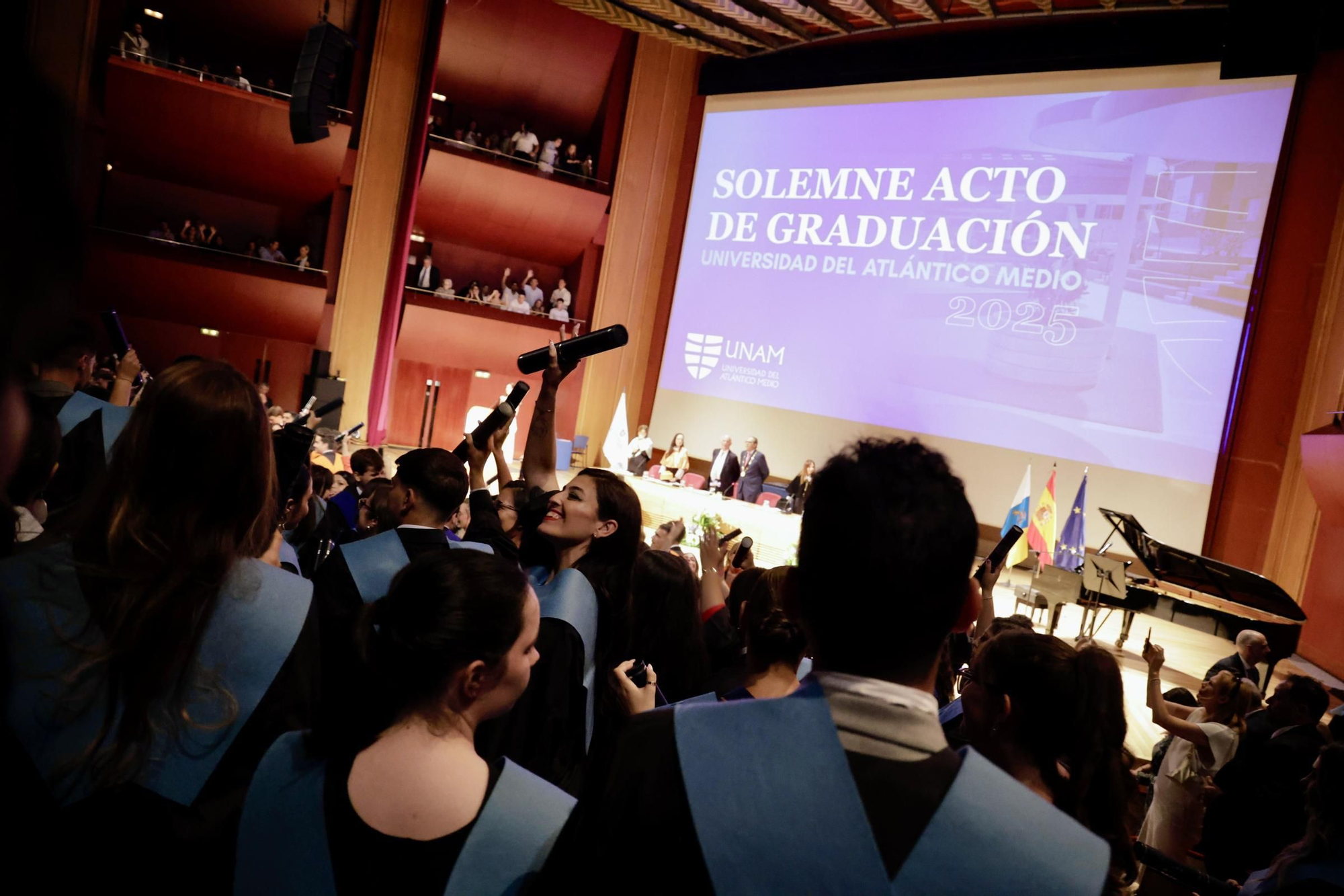 Acto de Graduación 2025 de la Universidad del Atlántico Medio - UNAM