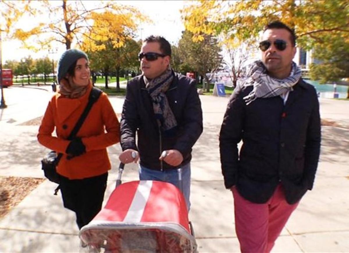 Samanta Villar, en una imatge del reportatge. Samanta Villar, en una imatge del reportatge.