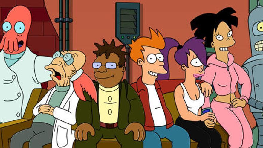 Los frikis de la serie &#039;Futurama&#039;.