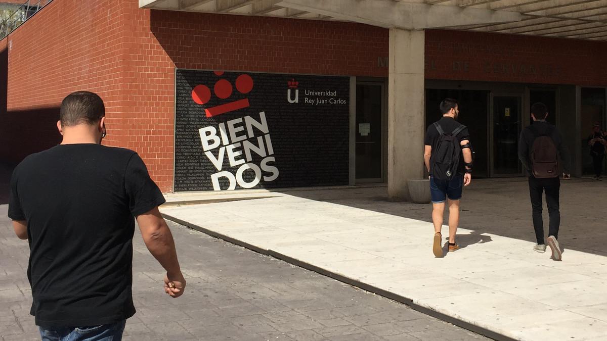 Estudiantes en la Universidad Rey Juan Carlos