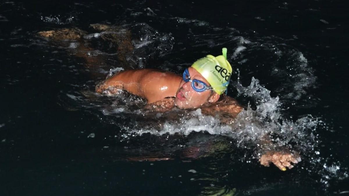Jorge Crivillés culmina la travesía del Río de la Plata