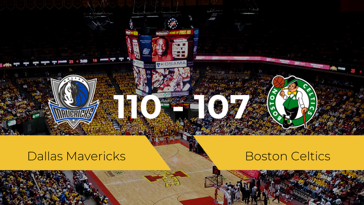 Triunfo de Dallas Mavericks ante Boston Celtics por 110-107