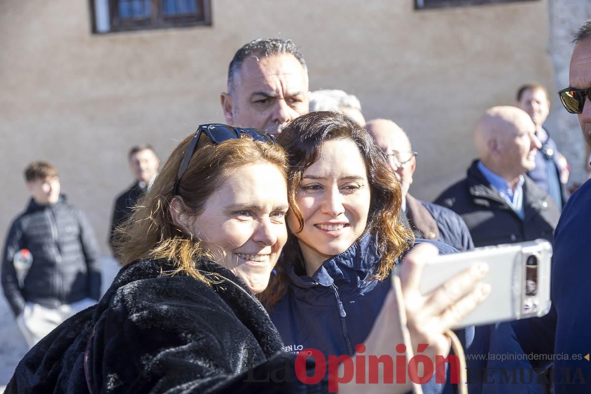 Así ha sido la visita de Isabel Díaz Ayuso a Caravaca de la Cruz