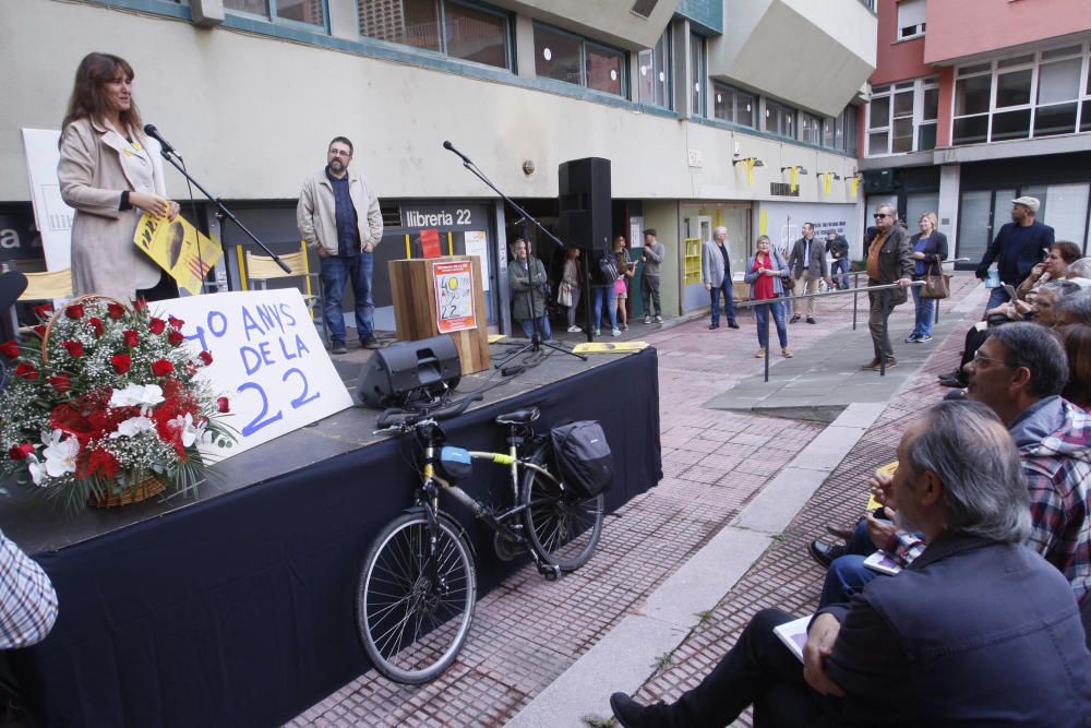 Actes del 40è aniversari de la Llibreria 22