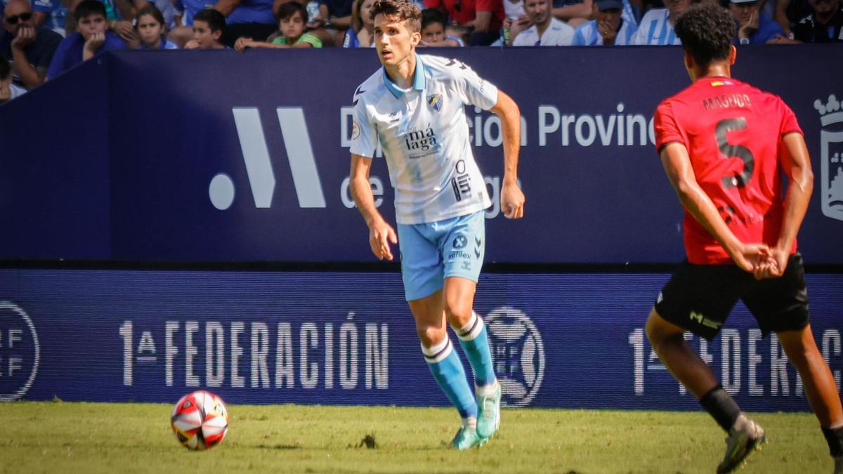 Juanpe, centrocampista del Málaga CF.