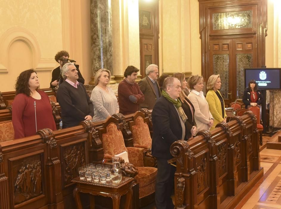 Pleno municipal en A Coruña 6 de marzo