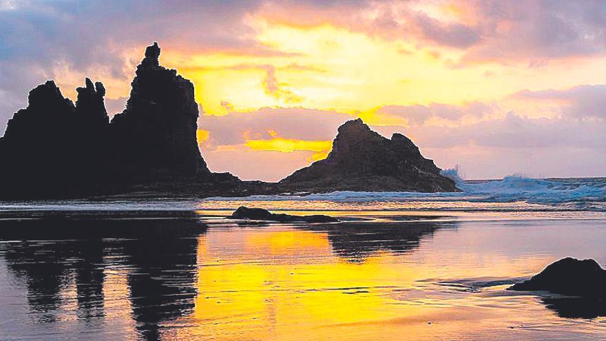 Atardecer en la Playa de Benijo.