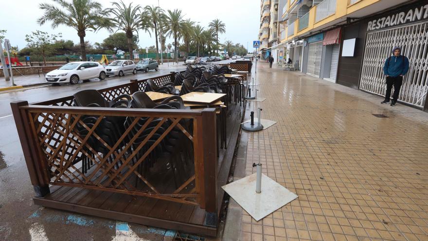 Imagen de archivo de una terraza en el Port de Sagunt