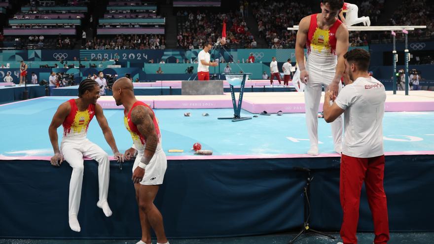 El equipo español de gimnasia masculina es duodécimo y seguirá soñando con una final