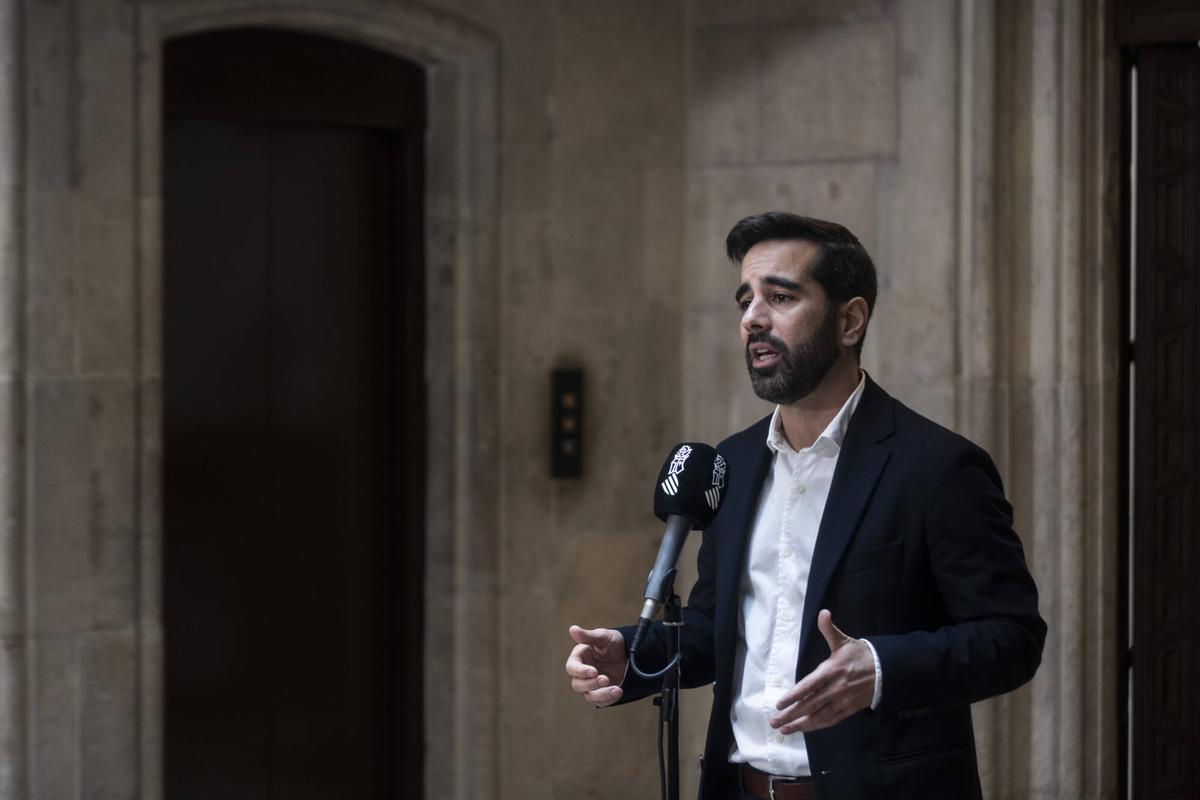 Valencia. VLC. El Sindic del PSPV Jose Muñoz tras reunirse con el president de la Generalitat Valenciana Juanfran Perez Llorca
