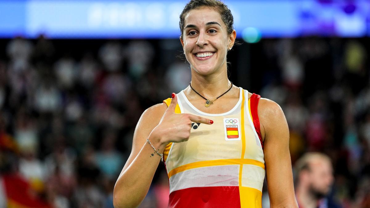 Carolina Marín ya está en semifinales del torneo olímpico.