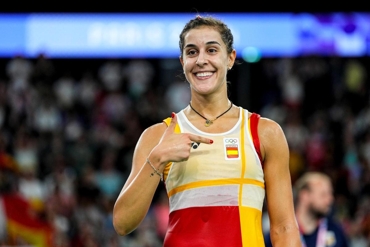 Carolina Marín ya está en semifinales del torneo olímpico.