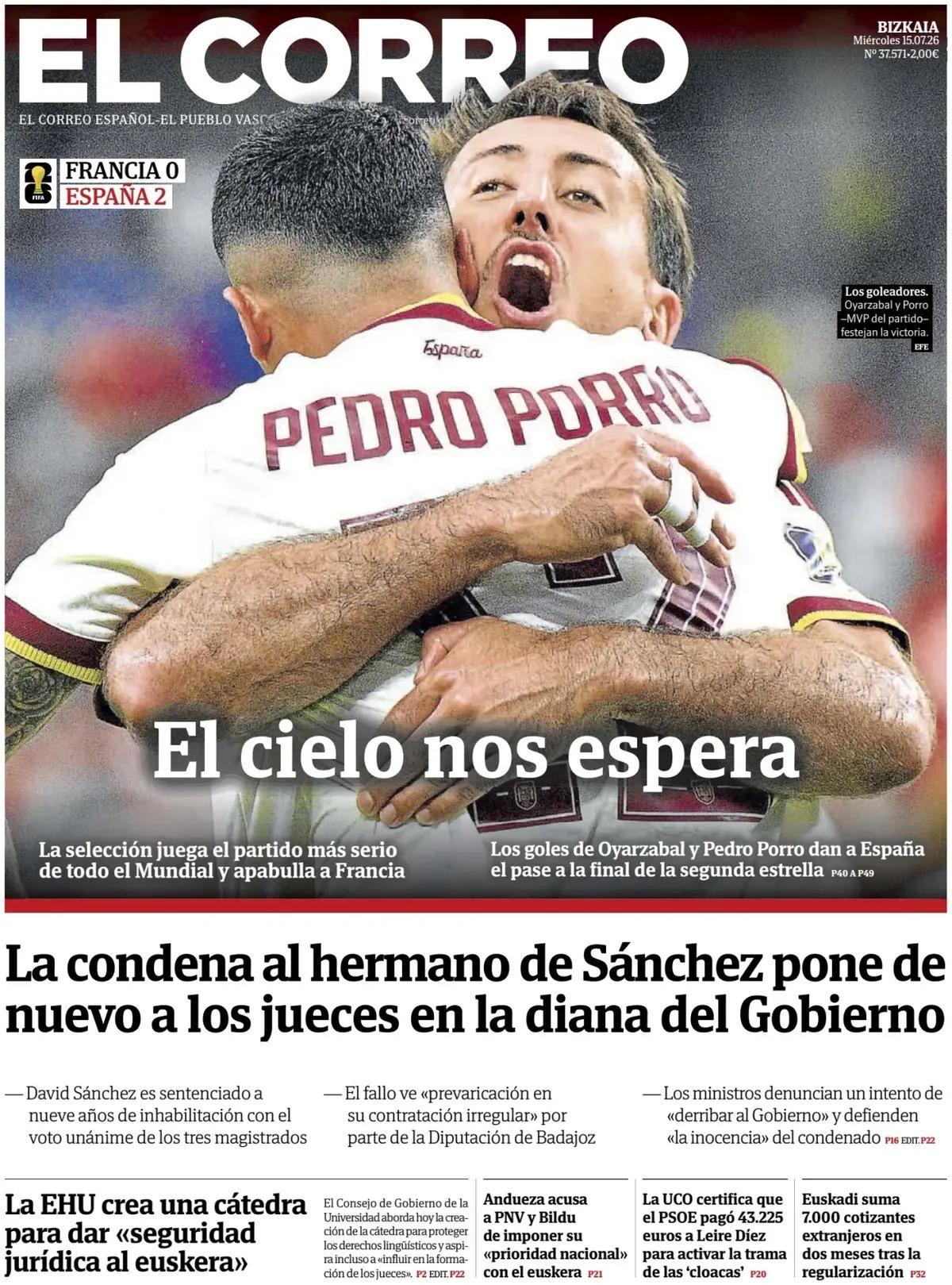 Estas son las portadas de la prensa deportiva de hoy