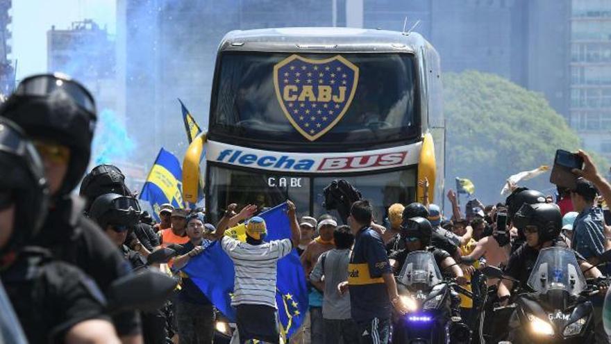 Batalla campal en Buenos Aires en la previa de la final de la Copa Libertadores