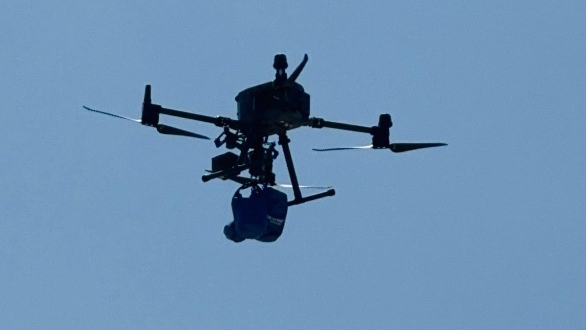Dron utilizado en las pruebas del proyecto U ELCOME.