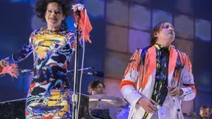 Arcade Fire, en el Parc del Fòrum, en el marco del Primavera Sound del 2014.