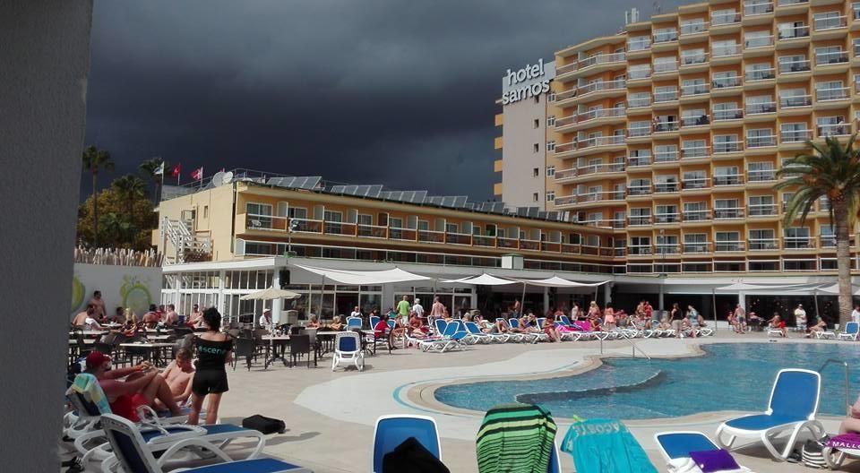 Las fuertes lluvias provocan problemas de circulación en Mallorca