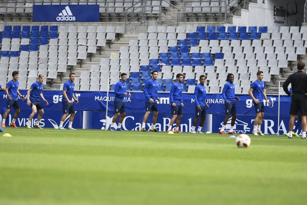 Entrenamiento del Oviedo