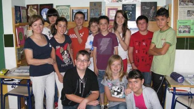 Los alumnos del colegio Virgen de Belén.