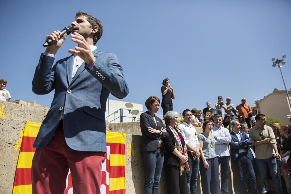 Inauguració de la plaça U d'Octubre de 2017 de Girona