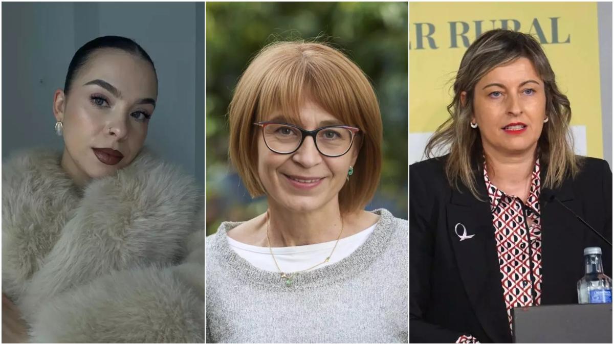 Meritxell Mejuto, María Concepción Sánchez Fernández y Eva González Brea.