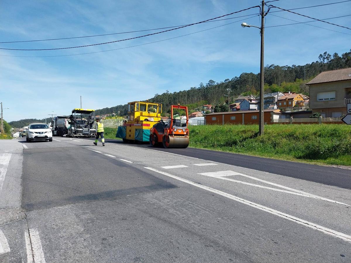 Vuelven las obras (y las colas) a la PO-551 entre Bueu y Cangas