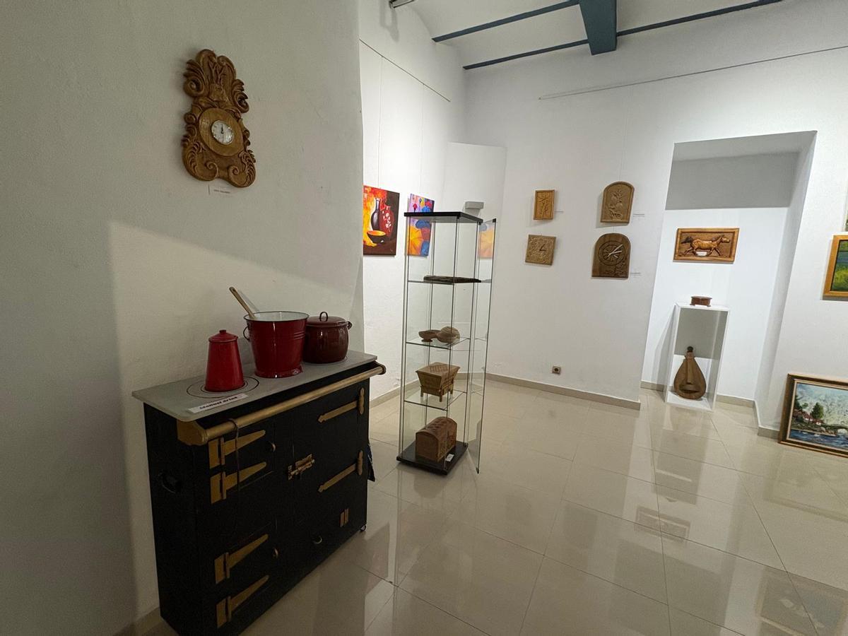 Algunas de la piezas que se pueden ver en la exposición.