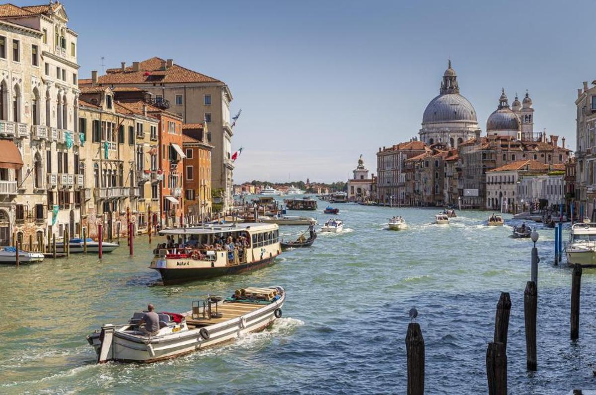 Imatge d'arxiu d'una fotografia de Venecia, Gran canal i Italia