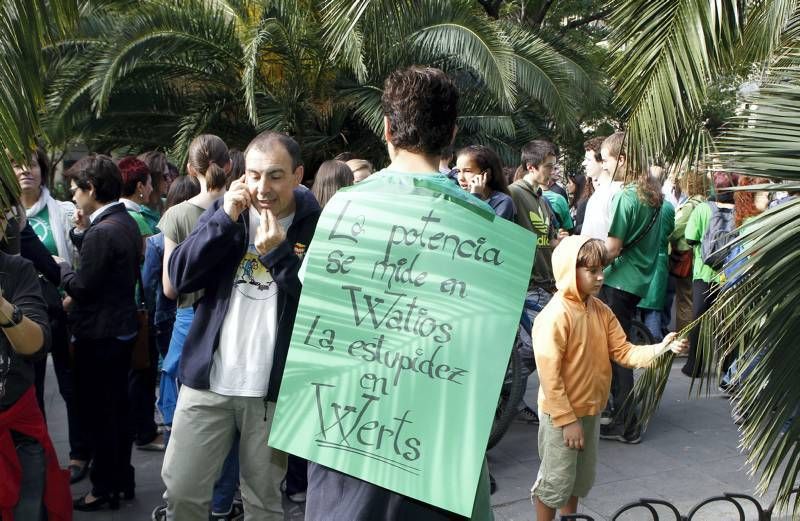 Fotogalería: Huelga educativa en Zaragoza