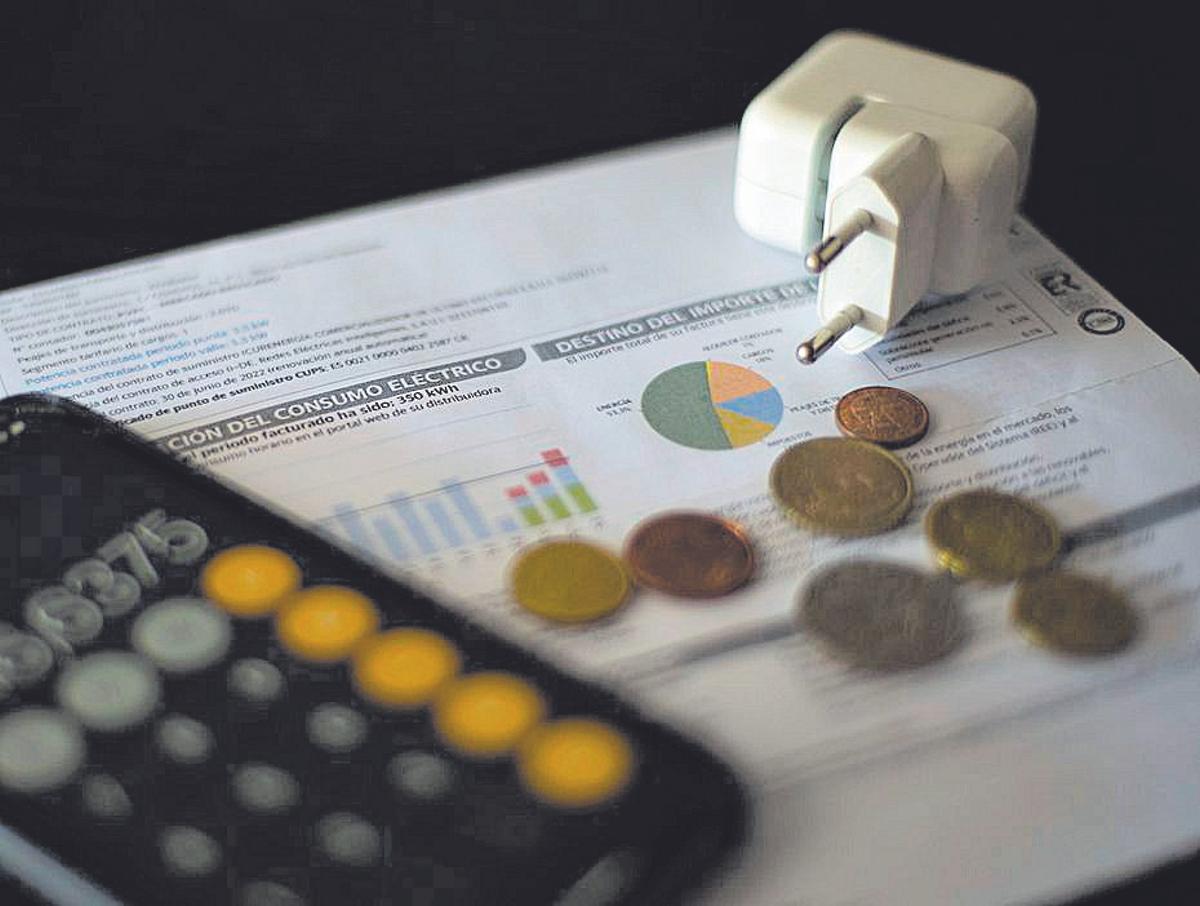 Una factura de la luz.